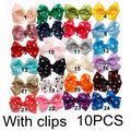 Cute 22 Colors Fashion Baby Girls Mini Chiffon Flowers Hair Clips Sweet Children Hairpins for Kids Hair Accessories