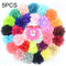 Cute 22 Colors Fashion Baby Girls Mini Chiffon Flowers Hair Clips Sweet Children Hairpins for Kids Hair Accessories