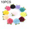 Cute 22 Colors Fashion Baby Girls Mini Chiffon Flowers Hair Clips Sweet Children Hairpins for Kids Hair Accessories