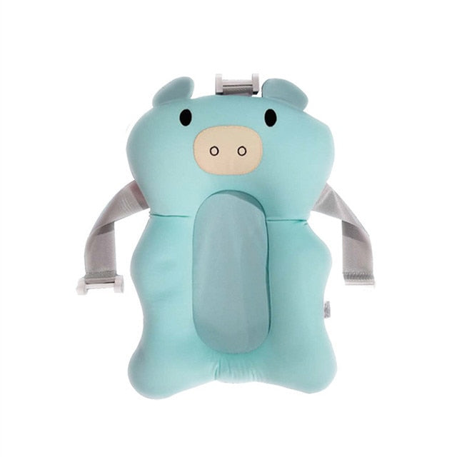 Baby Shower Bath Tub Pad Non-Slip Bathtub Mat Newborn Safety Nursing Security Bath Support Soft Comfort Body Cushion Mat Pillow