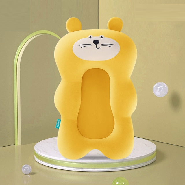 Baby Shower Bath Tub Pad Non-Slip Bathtub Mat Newborn Safety Nursing Security Bath Support Soft Comfort Body Cushion Mat Pillow