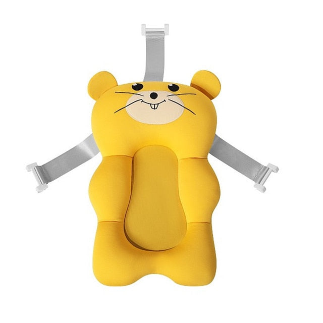 Baby Shower Bath Tub Pad Non-Slip Bathtub Mat Newborn Safety Nursing Security Bath Support Soft Comfort Body Cushion Mat Pillow