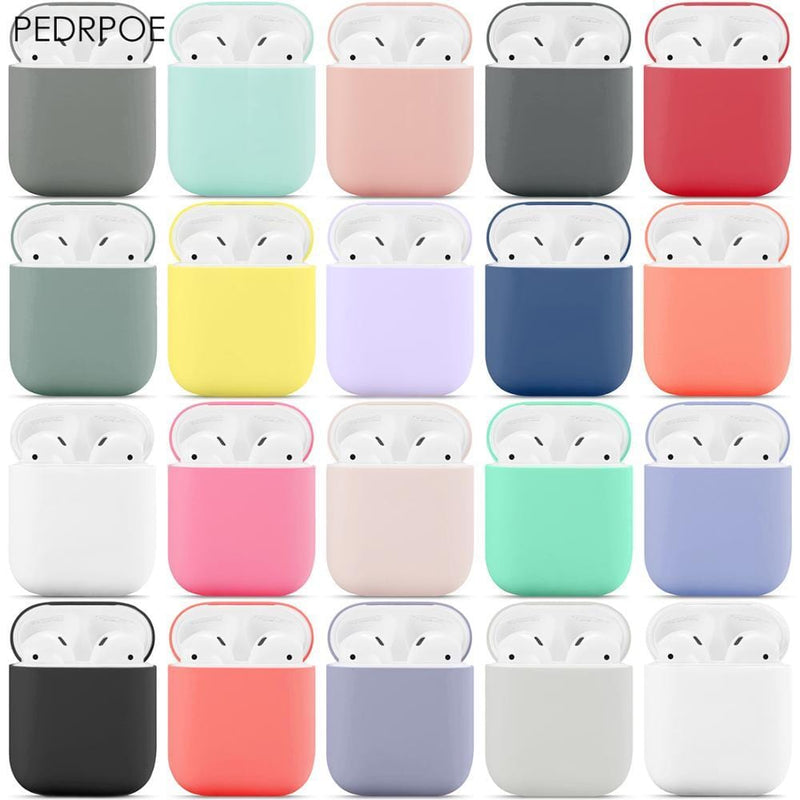 Soft Silicone Cases For Apple Airpods 1/2 Protective Case Bluetooth Wireless Earphone Cover For Apple air pods Charging Box Bags