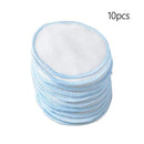 12PCS/SET Reusable Bamboo Fiber Washable Rounds Pads Makeup Removal Cotton Pad Cleansing Facial Pad Tool New