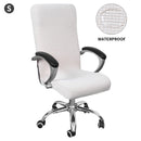 Waterproof Elastic Chair Covers Anti-dirty Rotating Stretch Office Computer Desk Seat Chair Cover Removable Slipcovers S/M/L