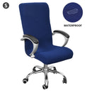 Waterproof Elastic Chair Covers Anti-dirty Rotating Stretch Office Computer Desk Seat Chair Cover Removable Slipcovers S/M/L