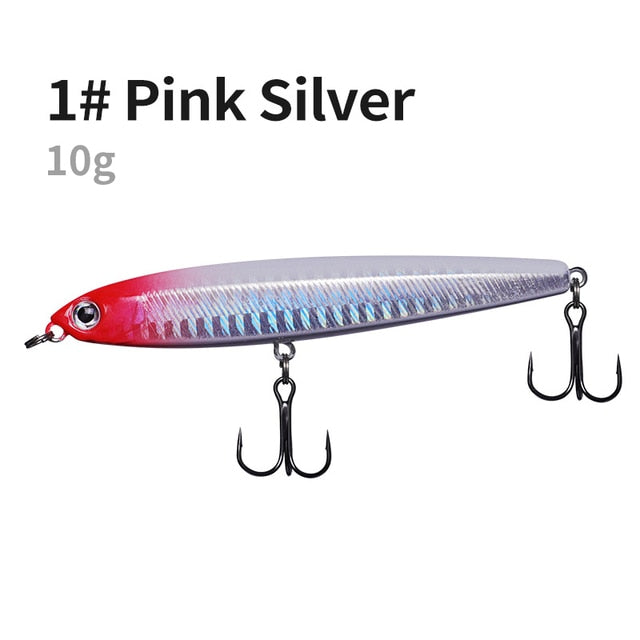 LINNHUE Fishing Lure Pencil Minnow 10g 14g 18g 24g Sinking Pencil Fishing Lure Wobblers Hard Bait Artificial Accessories jigging