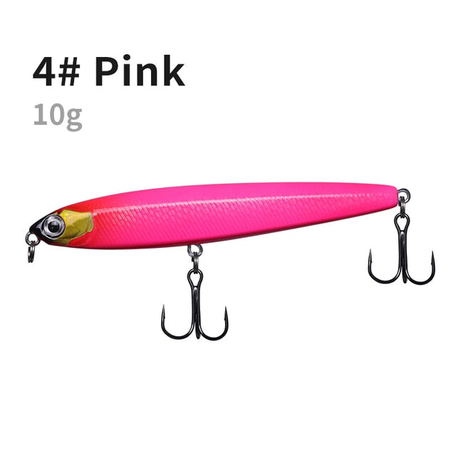 LINNHUE Fishing Lure Pencil Minnow 10g 14g 18g 24g Sinking Pencil Fishing Lure Wobblers Hard Bait Artificial Accessories jigging