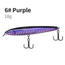 LINNHUE Fishing Lure Pencil Minnow 10g 14g 18g 24g Sinking Pencil Fishing Lure Wobblers Hard Bait Artificial Accessories jigging
