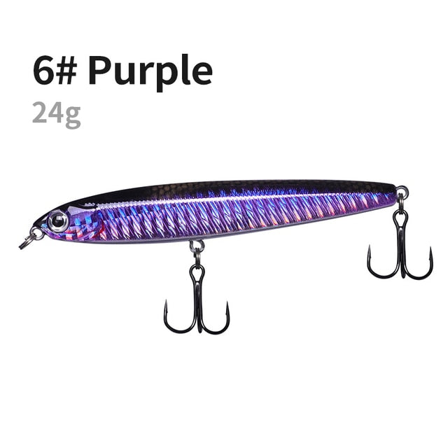 LINNHUE Fishing Lure Pencil Minnow 10g 14g 18g 24g Sinking Pencil Fishing Lure Wobblers Hard Bait Artificial Accessories jigging