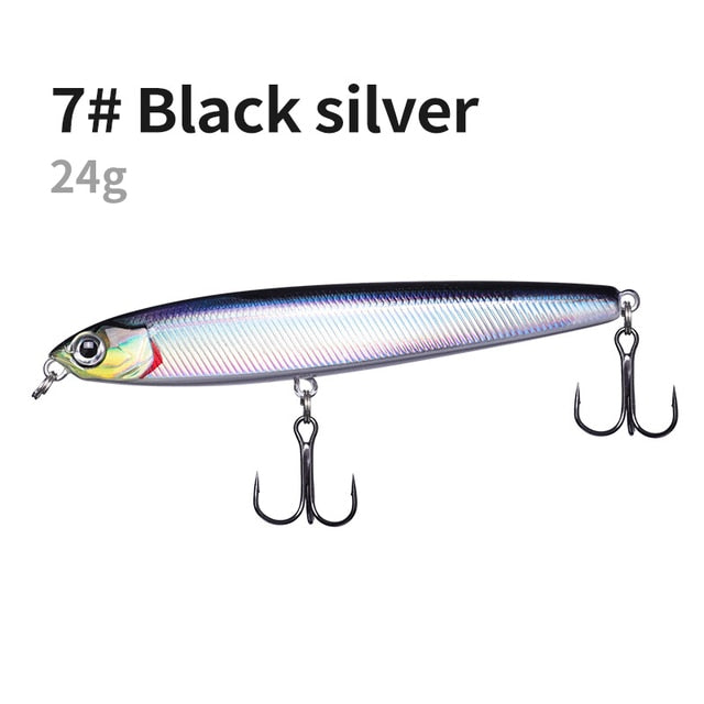 LINNHUE Fishing Lure Pencil Minnow 10g 14g 18g 24g Sinking Pencil Fishing Lure Wobblers Hard Bait Artificial Accessories jigging