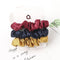 3PCS Vintage Velvet Scrunchie Leopard Scrunchies Set Elastic Hair Bands Headband Ponytail Holder Ties Rope Hair Accessories Gift