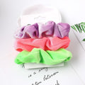 3PCS Vintage Velvet Scrunchie Leopard Scrunchies Set Elastic Hair Bands Headband Ponytail Holder Ties Rope Hair Accessories Gift