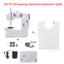 INNE Sewing Machine Mini Portable Household Night Light Foot Pedal Straight Line Hand Table Two Thread Kit Electric