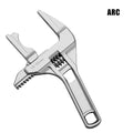 KINDLOV Adjustable Wrench Universal Spanner Aluminium Alloy Key Large Open End Wrench Hand Tools For Water Pipe Screw Bathroom