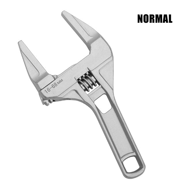 KINDLOV Adjustable Wrench Universal Spanner Aluminium Alloy Key Large Open End Wrench Hand Tools For Water Pipe Screw Bathroom