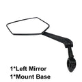 Bicycle Rear View Mirror Bike Cycling Clear Wide Range Back Sight Rearview Reflector Adjustable Handlebar Left Right Mirrors