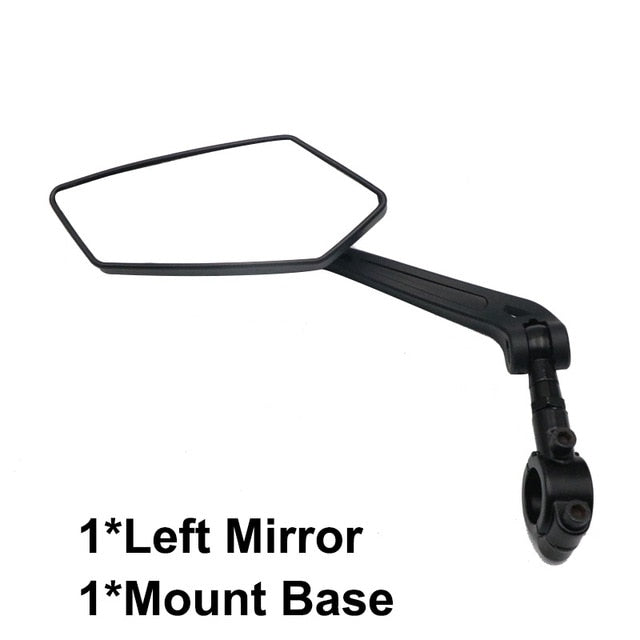 Bicycle Rear View Mirror Bike Cycling Clear Wide Range Back Sight Rearview Reflector Adjustable Handlebar Left Right Mirrors