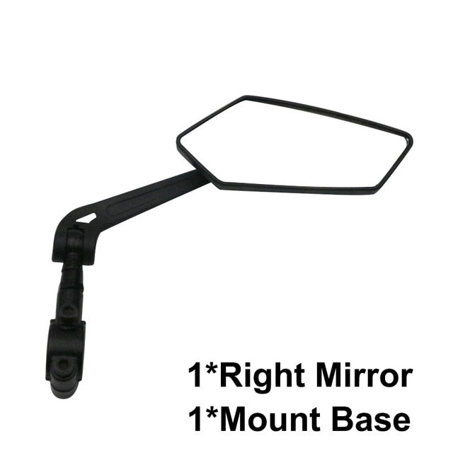 Bicycle Rear View Mirror Bike Cycling Clear Wide Range Back Sight Rearview Reflector Adjustable Handlebar Left Right Mirrors