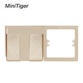 Minitiger Grey Wall Socket Phone Holder Smartphone Accessories Stand Support For Mobile Phone One / Two Phone Holder