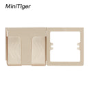 Minitiger Grey Wall Socket Phone Holder Smartphone Accessories Stand Support For Mobile Phone One / Two Phone Holder