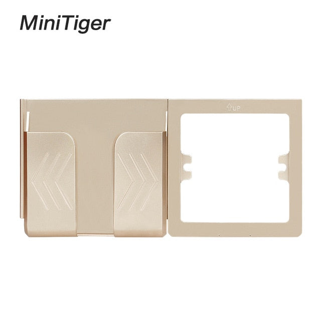Minitiger Grey Wall Socket Phone Holder Smartphone Accessories Stand Support For Mobile Phone One / Two Phone Holder