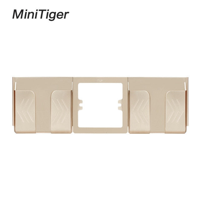 Minitiger Grey Wall Socket Phone Holder Smartphone Accessories Stand Support For Mobile Phone One / Two Phone Holder