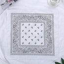 Fashion Women Print Bandana Scarf Hip-hop Bandanas Cross Turban Headband Face Mask Hair Tie Vintage Multifunctional Square Scarf