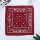 Fashion Women Print Bandana Scarf Hip-hop Bandanas Cross Turban Headband Face Mask Hair Tie Vintage Multifunctional Square Scarf