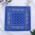 Fashion Women Print Bandana Scarf Hip-hop Bandanas Cross Turban Headband Face Mask Hair Tie Vintage Multifunctional Square Scarf