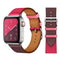 100% Genuine Cow Leather loop Bracelet Belt Band for Apple Watch 6 SE 5 4 42MM 38MM 44MM 40MM Strap for iWatch 6 5 4 Wristband
