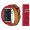 100% Genuine Cow Leather loop Bracelet Belt Band for Apple Watch 6 SE 5 4 42MM 38MM 44MM 40MM Strap for iWatch 6 5 4 Wristband