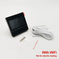 110V 120V 230V All Touch Screen Temperature Controller Thermoregulator Black Back Light Electric Heating Room Thermostat WiFi