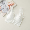 CHRLEISURE Sexy Lace Tube Top Gathering With Chest Pad Women Bra Breathable Shockproof No Rims Bra