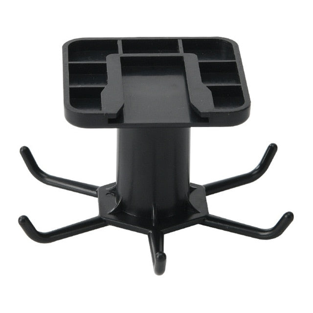 360 Degrees Rotating Hook Kitchen Accesorios Storage Bathroom Organizar Storage Rack Rotated Holder Wall Mounted Hanging Hooks