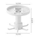 360 Degrees Rotating Hook Kitchen Accesorios Storage Bathroom Organizar Storage Rack Rotated Holder Wall Mounted Hanging Hooks