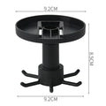360 Degrees Rotating Hook Kitchen Accesorios Storage Bathroom Organizar Storage Rack Rotated Holder Wall Mounted Hanging Hooks