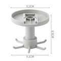 360 Degrees Rotating Hook Kitchen Accesorios Storage Bathroom Organizar Storage Rack Rotated Holder Wall Mounted Hanging Hooks