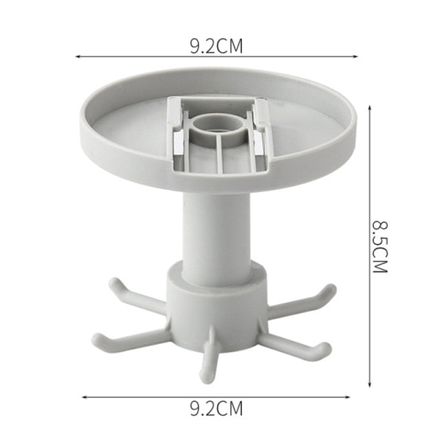 360 Degrees Rotating Hook Kitchen Accesorios Storage Bathroom Organizar Storage Rack Rotated Holder Wall Mounted Hanging Hooks
