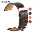 Calfskin Leather Watchband Quick Release Watch Band Wrist Strap 18mm 20mm 22mm 24mm Smart Watch Strap Watches Accessories