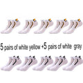 10 Pair High Quality Men Ankle Socks Breathable Cotton Sports Socks Mesh Casual Athletic Summer Thin Cut Short Sokken Size 38-48