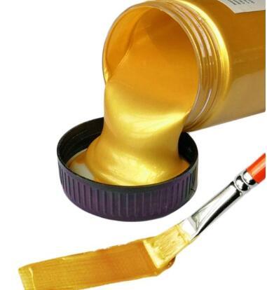60ml Gold Paint Metallic Acrylic Paint,waterproof Not Faded for Statuary Coloring DIY Hand Clothes Painted Graffiti Pigments 50g