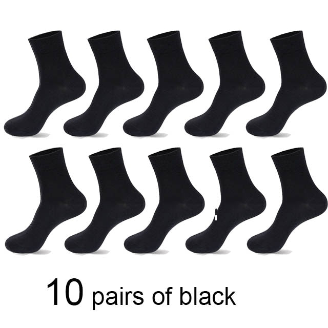 2020 Brand New Men's Cotton Socks Black Business Casual Breathable Spring Summer Male Crew Socks Meias Hot Sale Sokken Size38-45