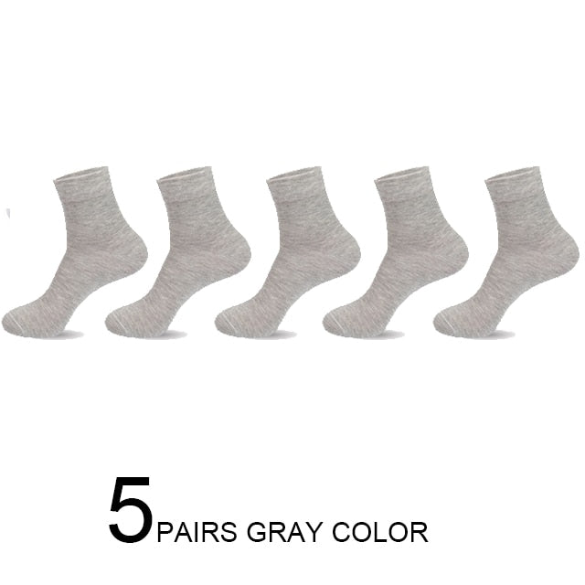 2020 Brand New Men's Cotton Socks Black Business Casual Breathable Spring Summer Male Crew Socks Meias Hot Sale Sokken Size38-45
