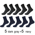 2020 Brand New Men's Cotton Socks Black Business Casual Breathable Spring Summer Male Crew Socks Meias Hot Sale Sokken Size38-45
