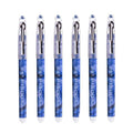 6/7pcs/set 0.5mm Roller Pen Black/Red/blue Color ink Straight Liquid Rollerball Gel Pen for School Office Stationery Kawaii