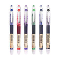 6/7pcs/set 0.5mm Roller Pen Black/Red/blue Color ink Straight Liquid Rollerball Gel Pen for School Office Stationery Kawaii
