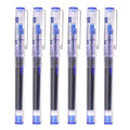 6/7pcs/set 0.5mm Roller Pen Black/Red/blue Color ink Straight Liquid Rollerball Gel Pen for School Office Stationery Kawaii