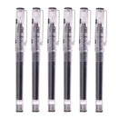 6/7pcs/set 0.5mm Roller Pen Black/Red/blue Color ink Straight Liquid Rollerball Gel Pen for School Office Stationery Kawaii
