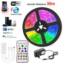 NEW WIFI LED Strip Light RGB 5050/2835 Flexible Ribbon Fita RGB Led Lights Tape Diode 20M-5M DC 12V and WIFI Controller
